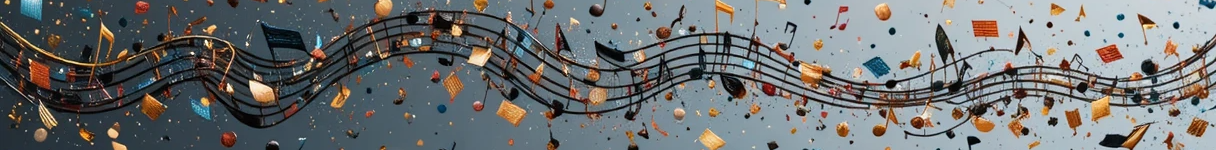 Musical notes and staff